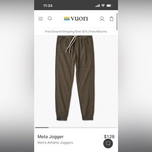 Vuori meta joggers